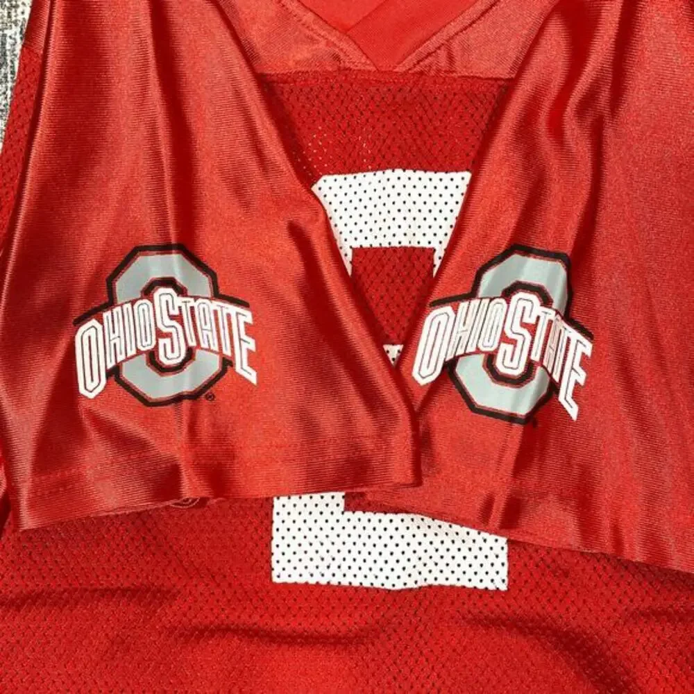 Ohio State Football Jersey Youth Large (14/16) Buckeyes #2 Red/Home Big 10 Boys